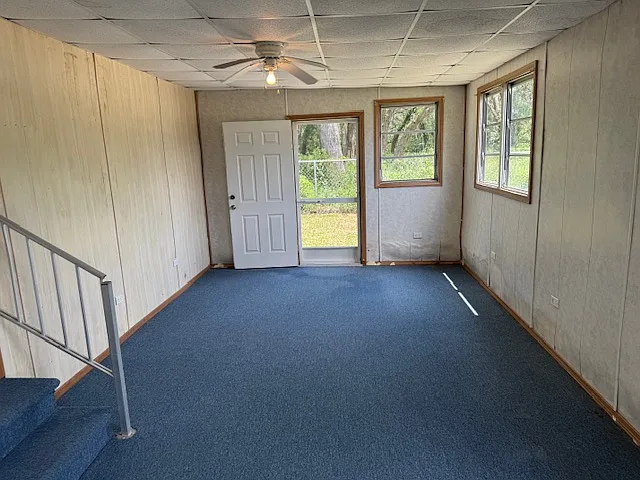 Bonus room leading to back yard
