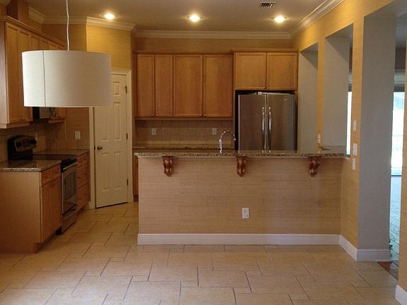 kitchen and dining area