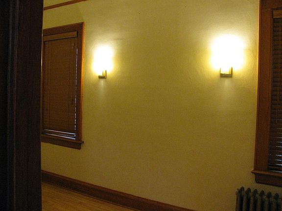 Bedroom with hardwood floors