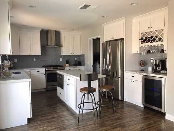 kitchen view from back yard