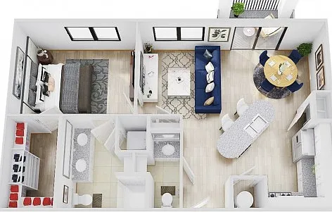 Coyure | 1 Bed / 1.5 Bath Coyure | 1 Bed / 1.5 Bath
