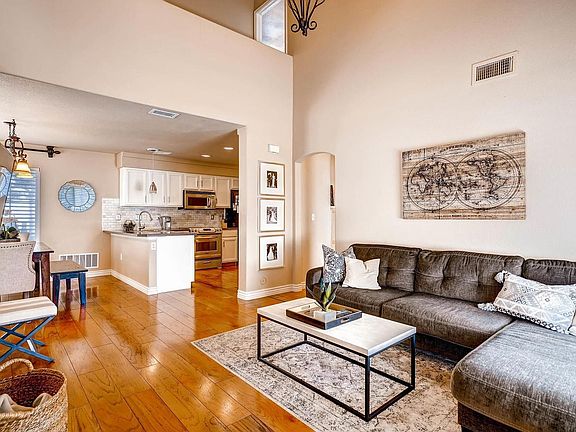 Open concept living area.