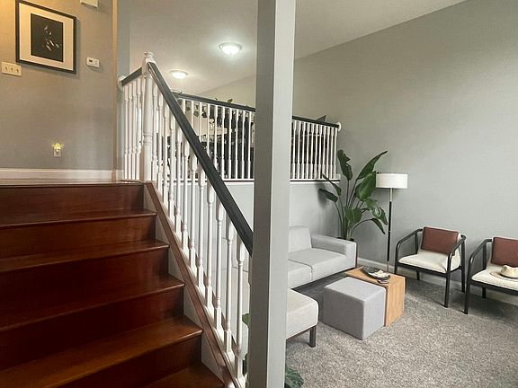 Living to Dining stairs