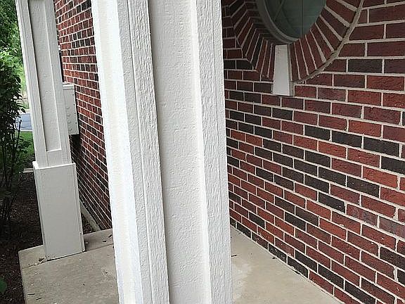 Frt porch decorative window