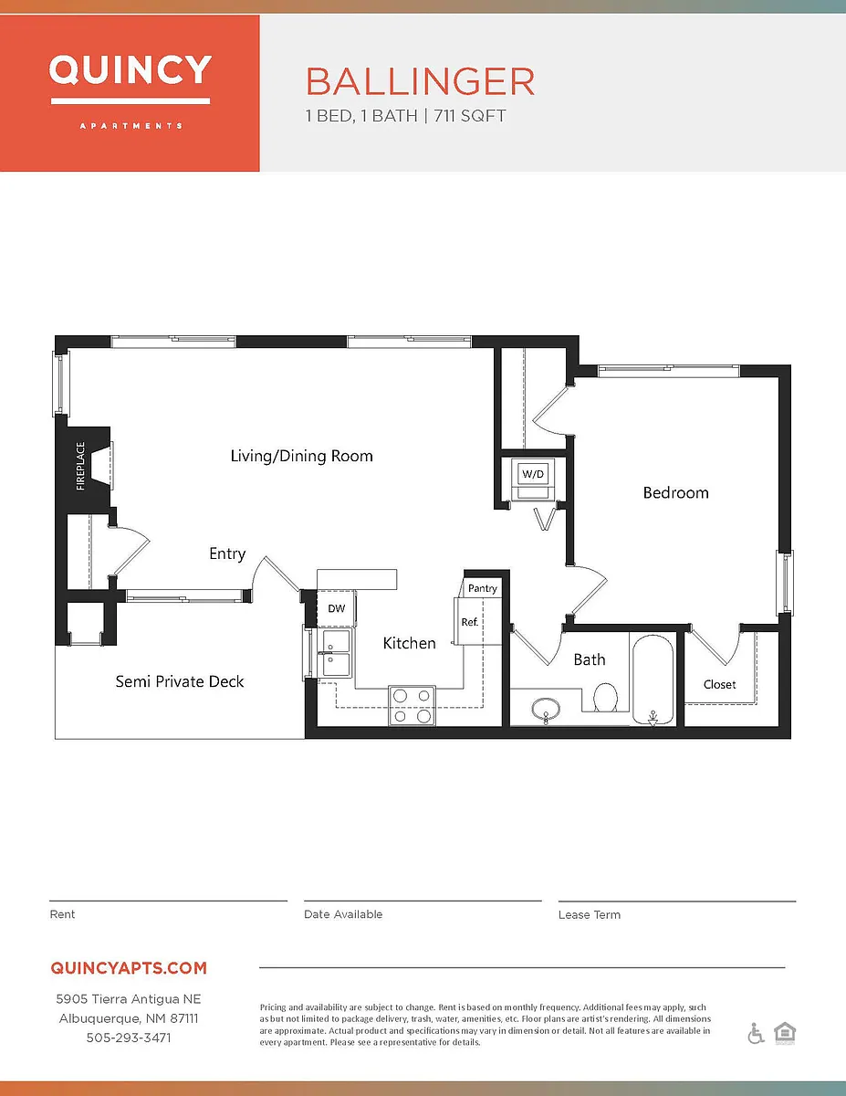 Floor plan Ballinger Renovated