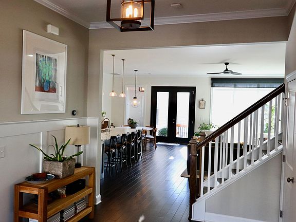 Open Foyer looks into the living area.