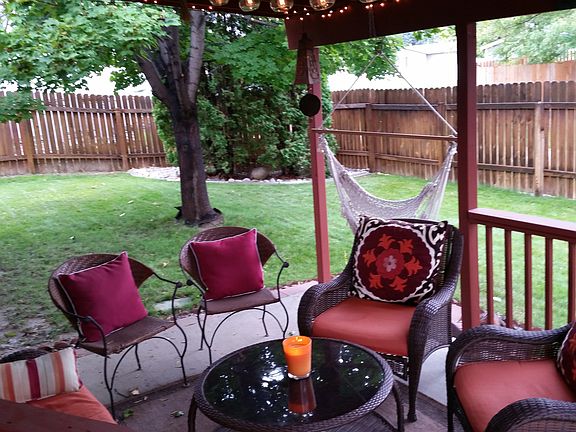 Covered patio.