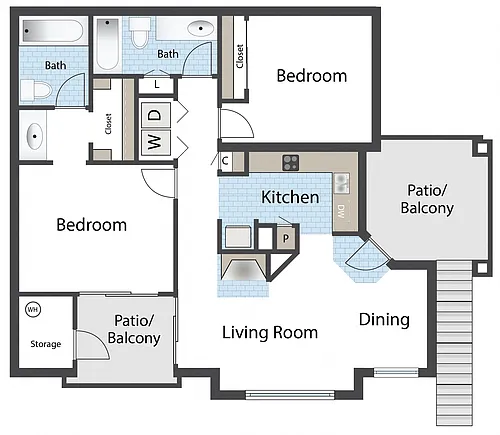 Floor plan B2R