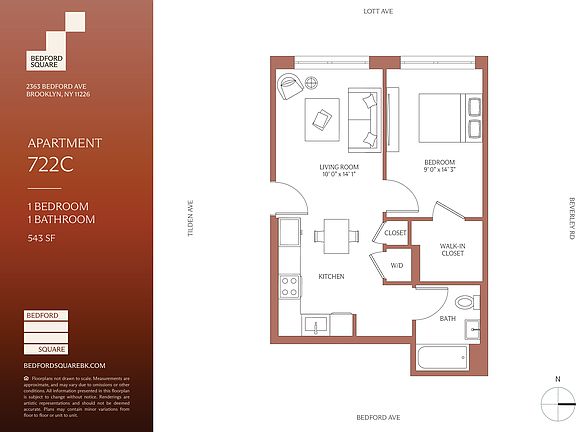 2nd image of 2366 Bedford Ave #722
