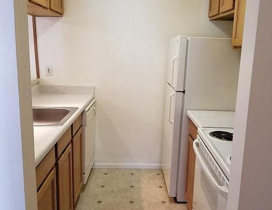 kitchen view from hallway
