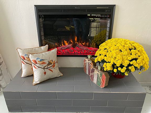 New electric fireplace