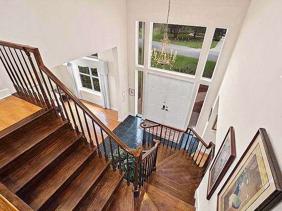 Beautiful wooden stairs