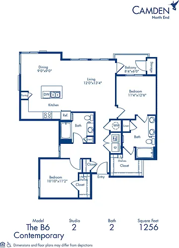 Floor plan The B6