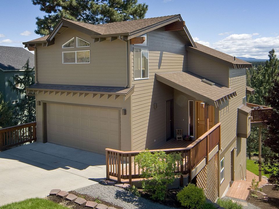 View of the front - new paint and new landscaping