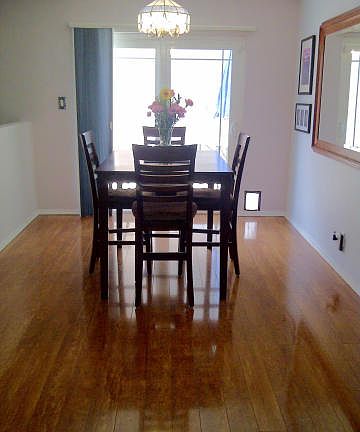 Gleaming Laminate Floors