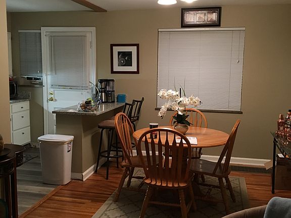 Dining area and kitchen