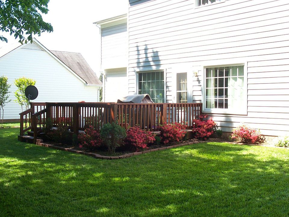 Back yard deck view