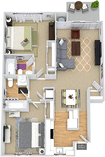 Floor plan Hawthorne