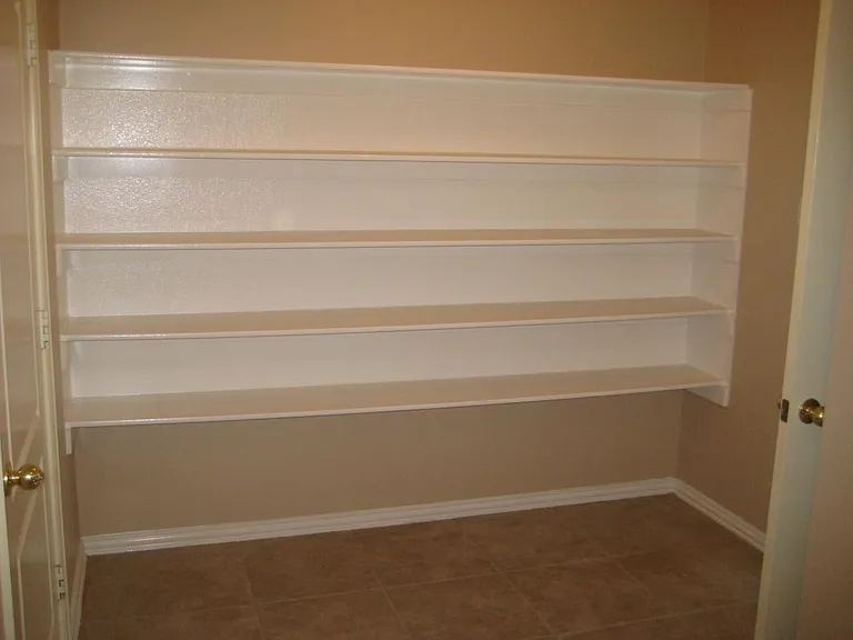 Pantry area in utility room