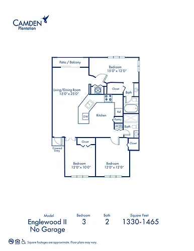 Floor plan Englewood II - No Garage