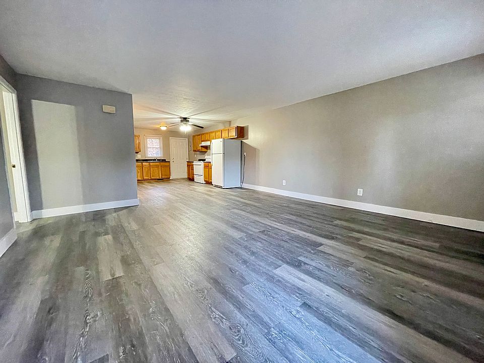 Open concept living room and kitchen
