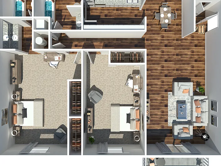 2 Bedroom 2 Bath 2 Bedroom 2 Bath