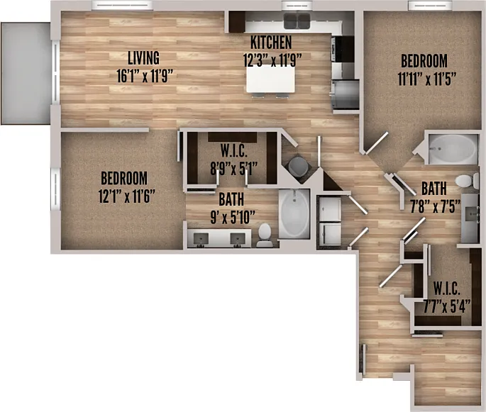 Floor plan B9
