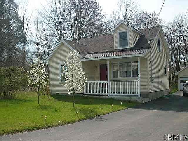 pear trees in bloom