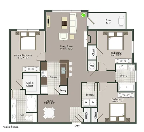Floor plan C1