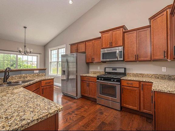 Modern stainless kitchen and cabinets