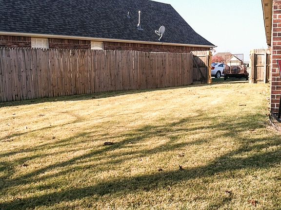 Back Yard with Double Gate