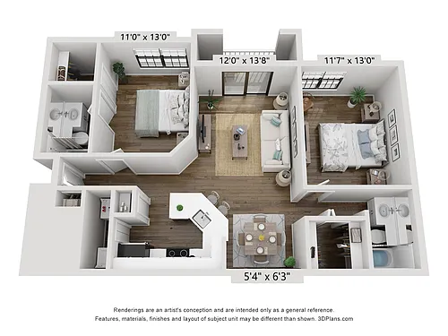 Floor plan Atlantic Partial