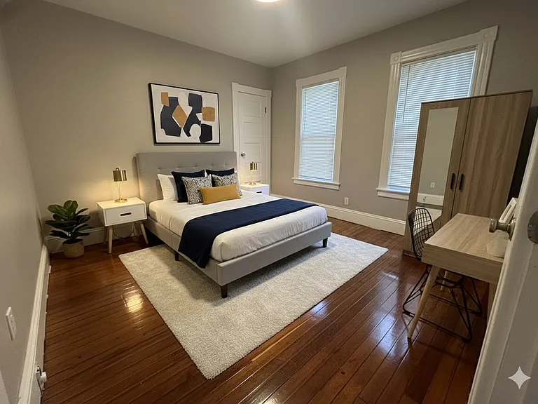 Second bedroom virtually staged