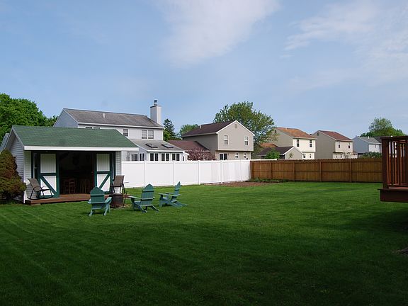 Backyard with 16X16 Shed