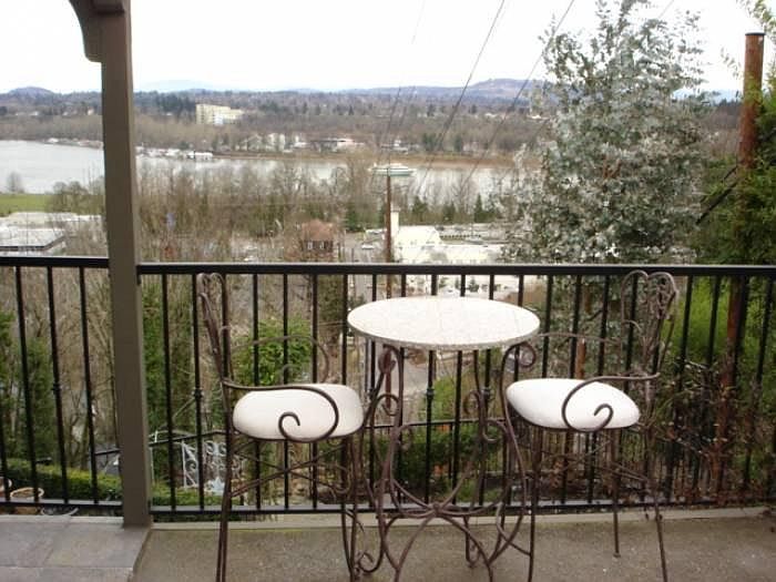 patio with view