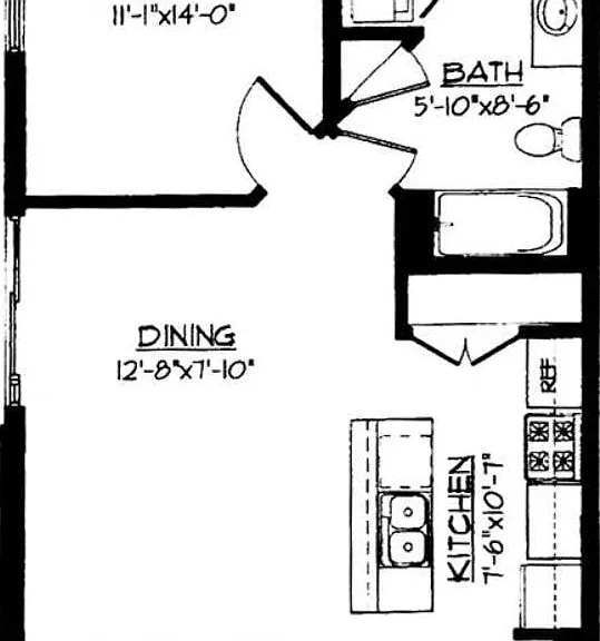 1 Bed / 1 Bath - 754 SF 1 Bed / 1 Bath - 754 SF