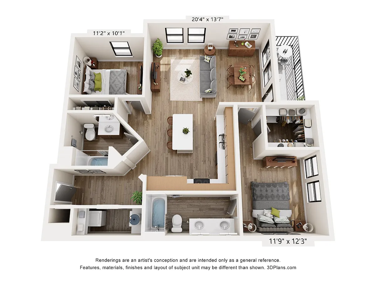 Floor plan B2- Indigo
