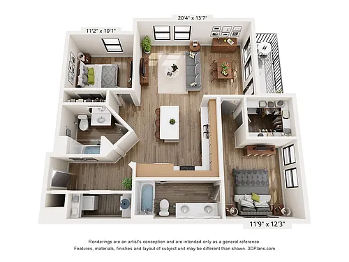 Floor plan B2- Indigo