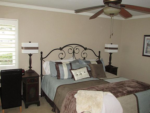 master bedroom with cal king bed