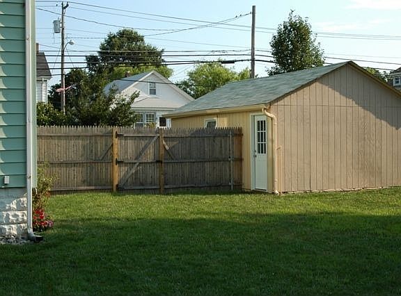 Rear of Garage