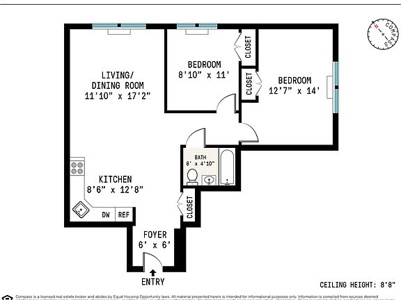 2nd image of 129 Boerum Pl APT 4E