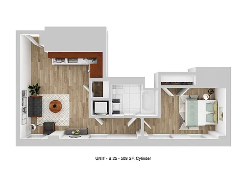Floor plan Cylinder