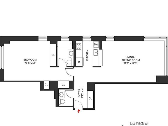 2nd image of 150 E 44th St APT 47G