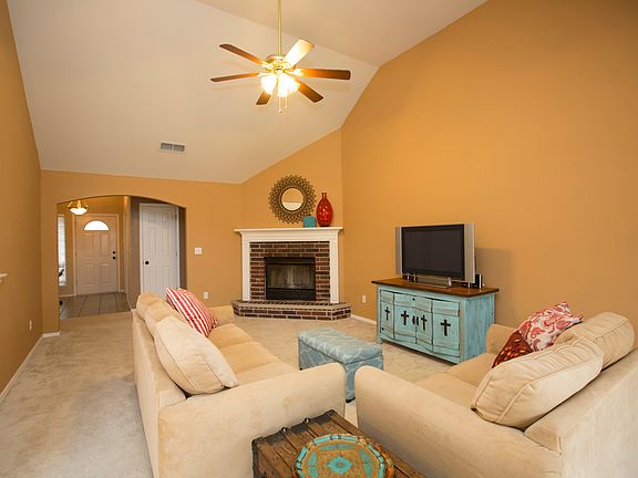 Family Room with Arched Doorways