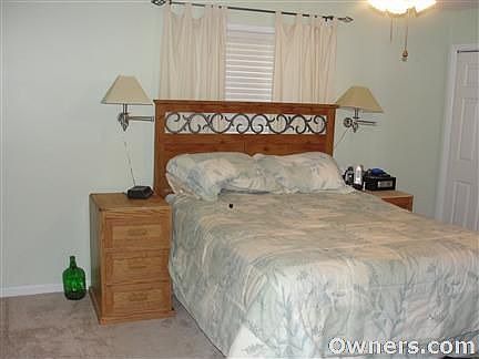 Master bed with bathroom