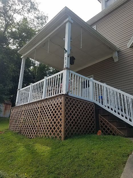 Front of house. 