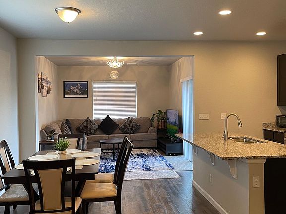 Family Room Kitchen and Dining
