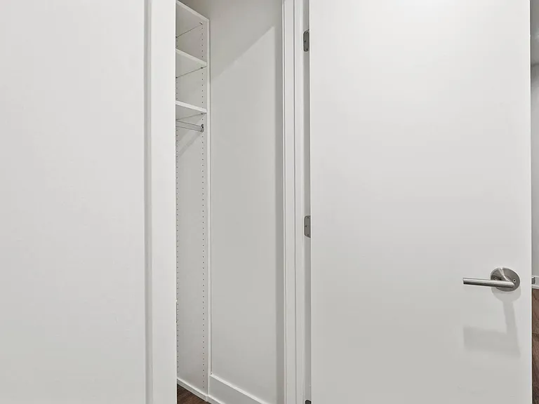 Hall Closet with Shelving