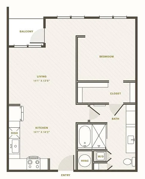 Floor plan The Piazza