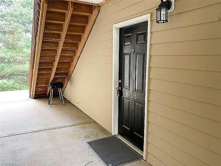 Front Door of Unit #103 - Ground Floor